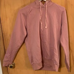 pink hoodie